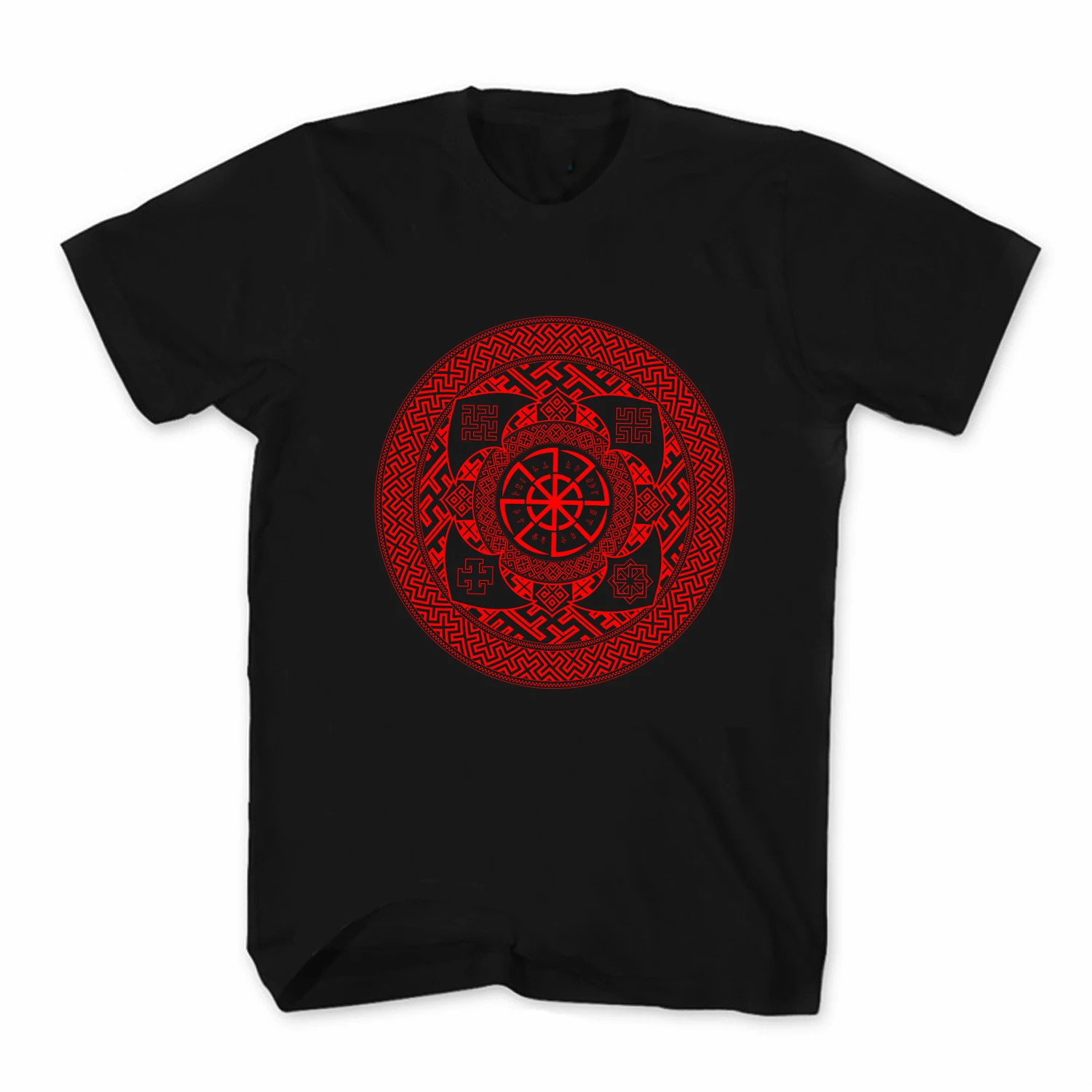 Double Kolovrat Slavic God Symbol T-Shirt. Summer Cotton Short Sleeve O-Neck Mens T Shirt New S-3XL
Double Kolovrat Slavic God Symbol T-Shirt. Summer Cotton Short Sleeve O-Neck Mens T Shirt New S-3XL