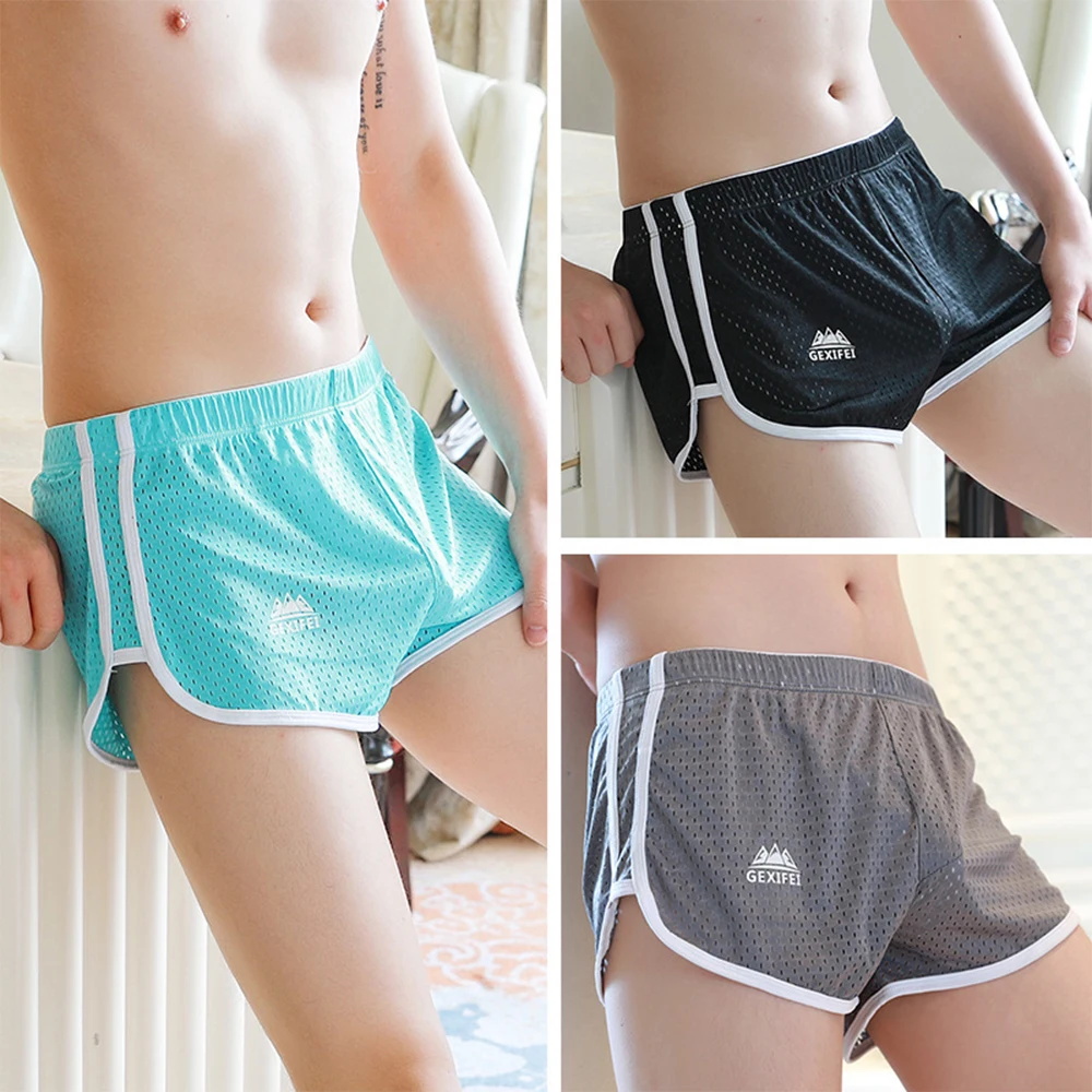 Boxershorts Men Ice Silk Mesh Pouch Trunks Boxer Briefs Breathable Underpants Underwear Boxer Shorts Panties Briefs Lingerie
Boxershorts Men Ice Silk Mesh Pouch Trunks Boxer Briefs Breathable Underpants Underwear Boxer Shorts Panties Briefs Lingerie