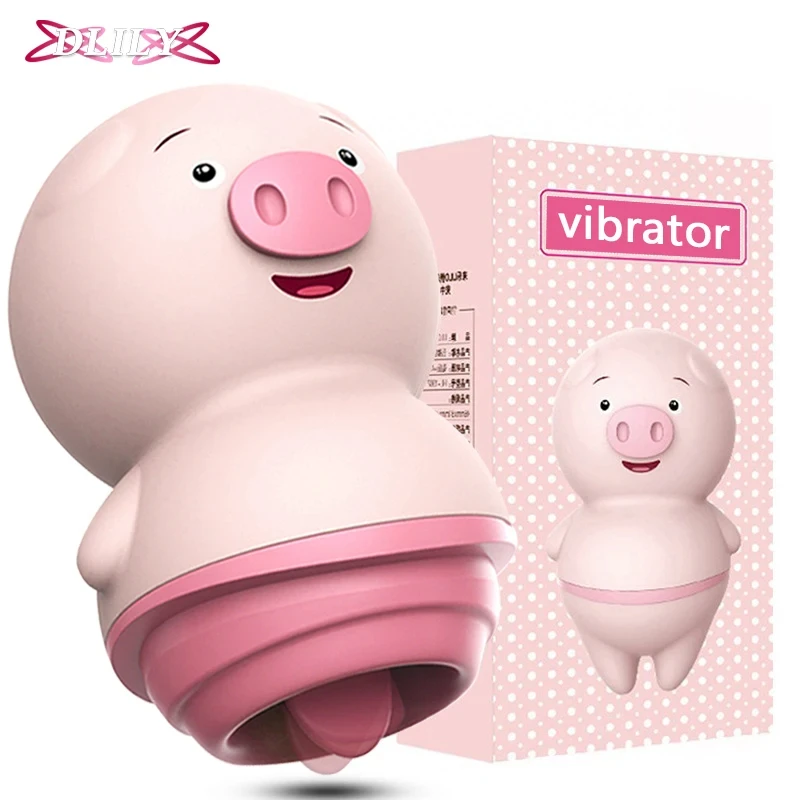 

Female Tongue Licking Clitoris Sucking Vibrators Piggy G Spot Vagina Massager Vacuum Stimulator Sex Toys for Women Adults Goods