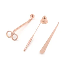 Candle Snuffer, 3 in 1 Wick Trimmer & Wick Dipper, Set for Candle Lovers (Rose Gold) Scented Candle Tools Set of Three
Candle Snuffer, 3 in 1 Wick Trimmer & Wick Dipper, Set for Candle Lovers (Rose Gold) Scented Candle Tools Set of Three