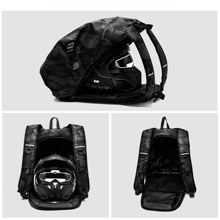 Moto Rider Backpack Motorcycle Helmet Bag Cycling Riding Backpack Waterproof Travel Large Capacity Biker Bag Night Reflection
Moto Rider Backpack Motorcycle Helmet Bag Cycling Riding Backpack Waterproof Travel Large Capacity Biker Bag Night Reflection