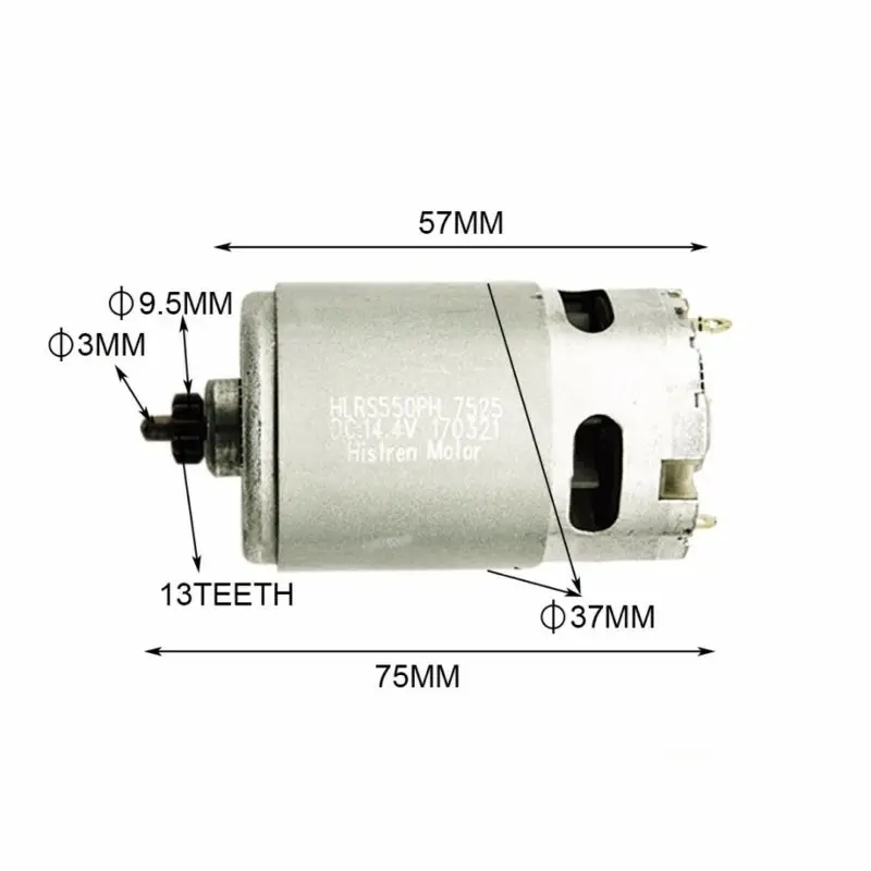 14.4V 13Teeth-Motor 13Teeth For BOSCH GSR GSB 14.4-2-LI 1440LI GSR14.4-2-LI PSR14.4LI-2 2 GSB14.4-2-LI PSR1440LI-2 PSB1440LI-2
14.4V 13Teeth-Motor 13Teeth For BOSCH GSR GSB 14.4-2-LI 1440LI GSR14.4-2-LI PSR14.4LI-2 2 GSB14.4-2-LI PSR1440LI-2 PSB1440LI-2