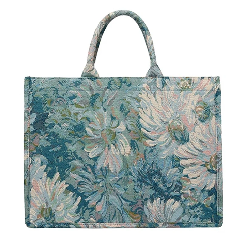 Painting Flower Large Canvas Tote Summer Trends Women's Designer Handbag High Capacity To Handle Shoulder Bags
Painting Flower Large Canvas Tote Summer Trends Women's Designer Handbag High Capacity To Handle Shoulder Bags
