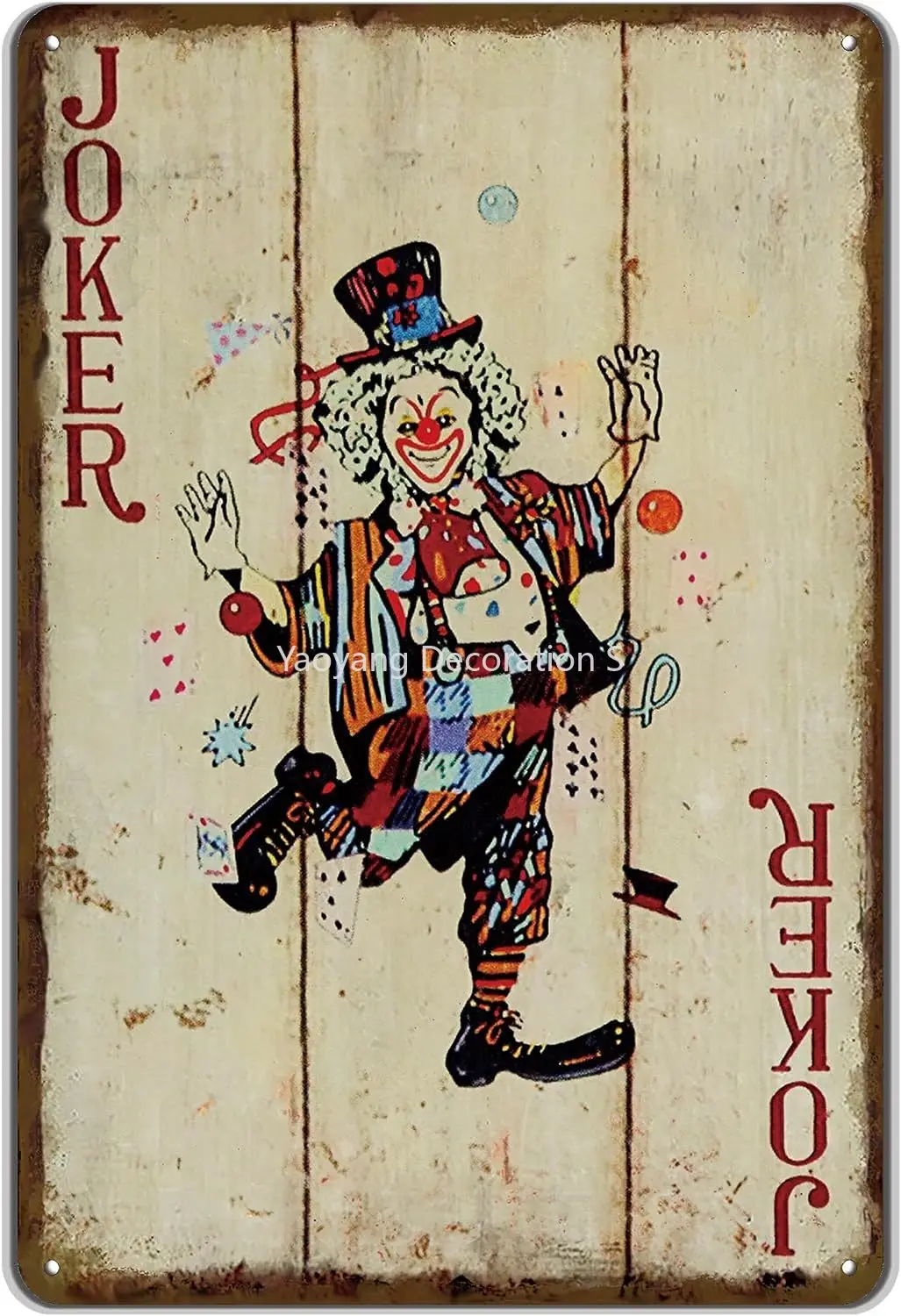 Vintage Poker Metal Sign Retro Aluminum Wall Decor Sign for Man Cave Home Cafe Pub bar Shop 16x24 Inch JOKER
Vintage Poker Metal Sign Retro Aluminum Wall Decor Sign for Man Cave Home Cafe Pub bar Shop 16x24 Inch JOKER