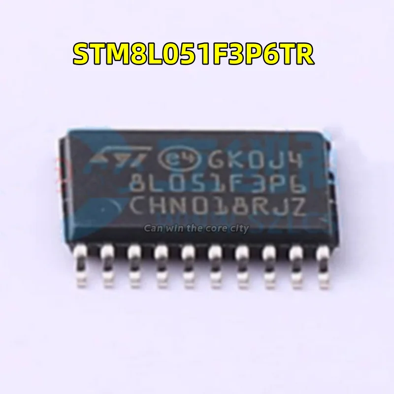 1-100 PCS/LOT Original genuine STM8L051F3P6TR screen print 8L051F3P6 TSSOP-20 16 MHz/8 KB Flash memory/8-bit Microcontroller
1-100 PCS/LOT Original genuine STM8L051F3P6TR screen print 8L051F3P6 TSSOP-20 16 MHz/8 KB Flash memory/8-bit Microcontroller