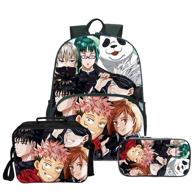 Jujutsu Kaisen Anime Bag Teen 16 Inch Laptop Backpack Harajuku Comic 3 In 1 Mochilas Itadori Yuji Fashion School Bag for Student
Jujutsu Kaisen Anime Bag Teen 16 Inch Laptop Backpack Harajuku Comic 3 In 1 Mochilas Itadori Yuji Fashion School Bag for Student