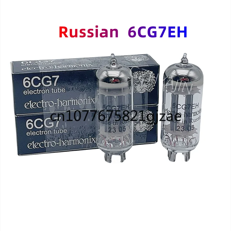 Brand new Russian 6CG7EH tube on behalf of 6N6 vacuum tube. Original factory test pairing.
Brand new Russian 6CG7EH tube on behalf of 6N6 vacuum tube. Original factory test pairing.