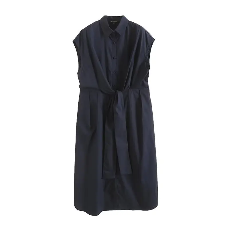 SuperAen Summer New Women's Lapel Collar Raglan Sleeves Single Breasted with Belt Office Lady Shirt Dress
SuperAen Summer New Women's Lapel Collar Raglan Sleeves Single Breasted with Belt Office Lady Shirt Dress
