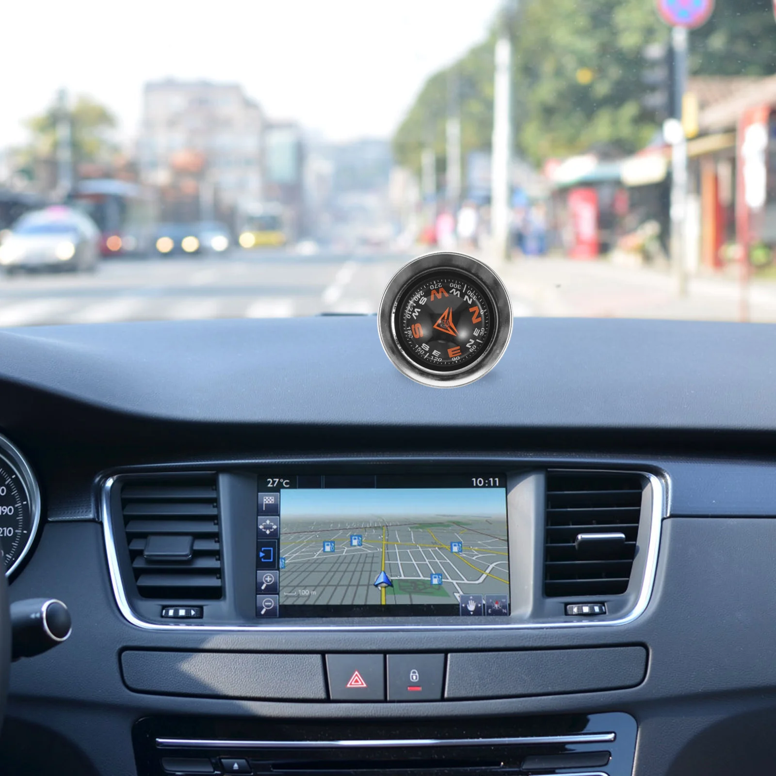 Car Compass Accurate Readout Two in One with Thermometer Plastic Dashboard Guide Ball Navigation Tools for Vehicle/Car/Auto
Car Compass Accurate Readout Two in One with Thermometer Plastic Dashboard Guide Ball Navigation Tools for Vehicle/Car/Auto