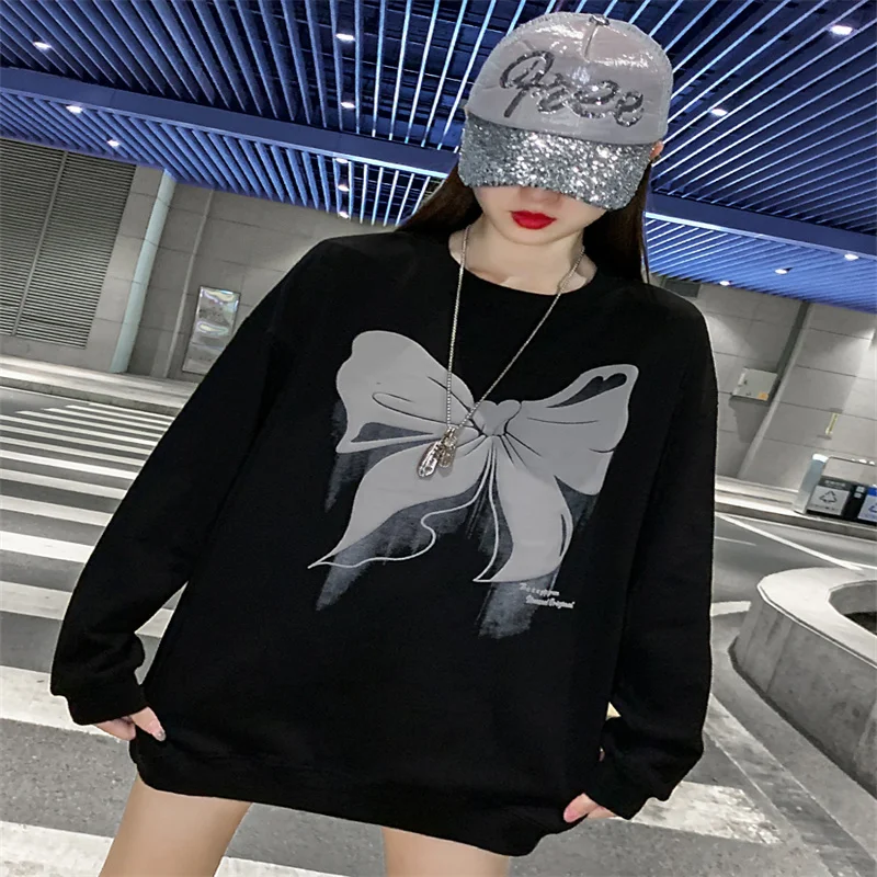 Sandro Rivers French Retro Hiphop Bowknot Printed Sweater Women's Thin 2022 Spring Autumn New Top
Sandro Rivers French Retro Hiphop Bowknot Printed Sweater Women's Thin 2022 Spring Autumn New Top