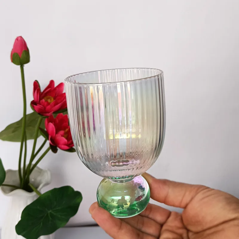 Rainbow Crystal Pearl Glass for Champagne Red Wine, Nordic Milk Shake, Cold Drink, Medieval Cup, Water Cup, 300ml
Rainbow Crystal Pearl Glass for Champagne Red Wine, Nordic Milk Shake, Cold Drink, Medieval Cup, Water Cup, 300ml