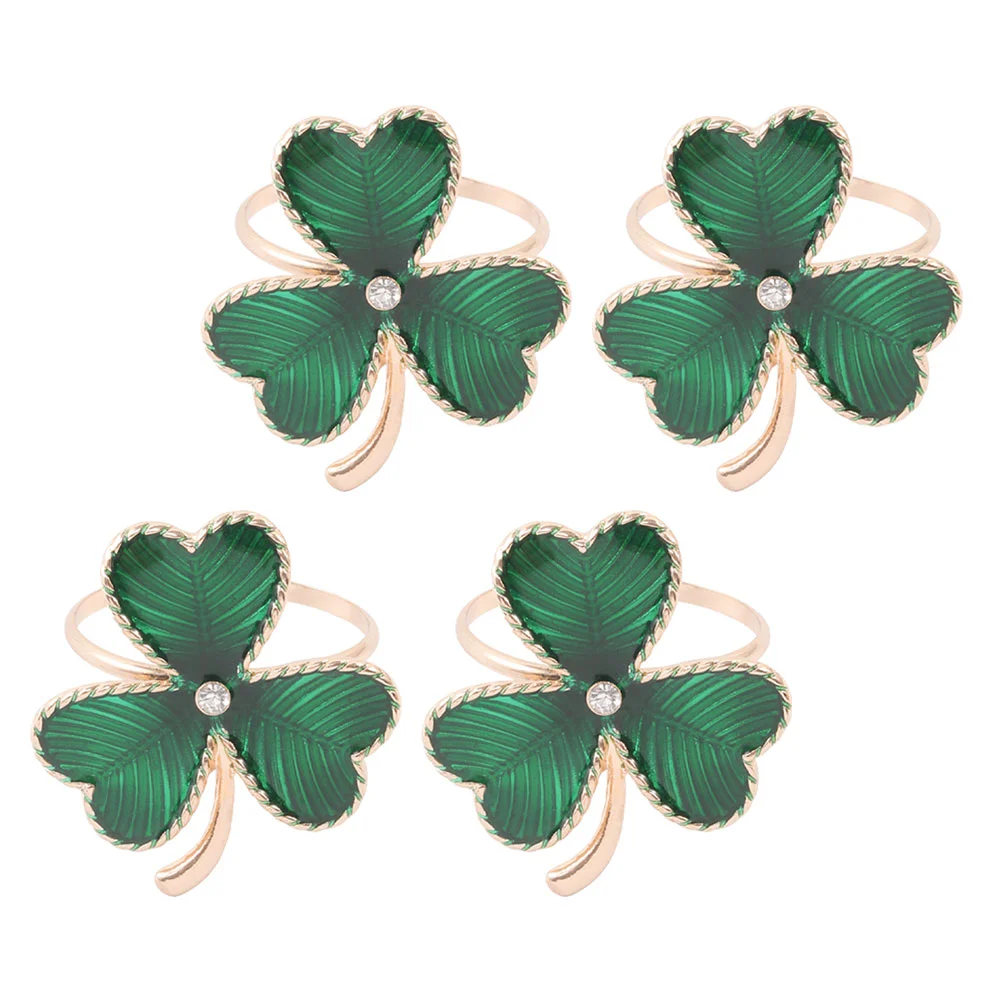 St Patricks Day Napkin Rings Shamrock Clovers Napkin Ring Holder Irish Serviette Buckles
St Patricks Day Napkin Rings Shamrock Clovers Napkin Ring Holder Irish Serviette Buckles