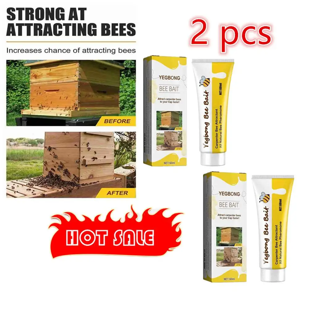2 Pcs 60ML Bee Bait Bee Swarm Commander Lure Bait Bee Cage Trap Kit Beekeeper Tools Beekeeping Swarm Lure Bee Attractant Bait
2 Pcs 60ML Bee Bait Bee Swarm Commander Lure Bait Bee Cage Trap Kit Beekeeper Tools Beekeeping Swarm Lure Bee Attractant Bait