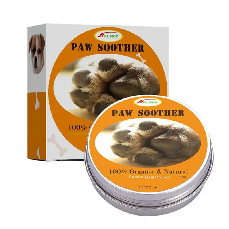 

30g Natural Skin Healing Balm Paw Soother Moisturising Cream for Repairing Dry and Cracked Skin Dog Cat Skin Care Cream