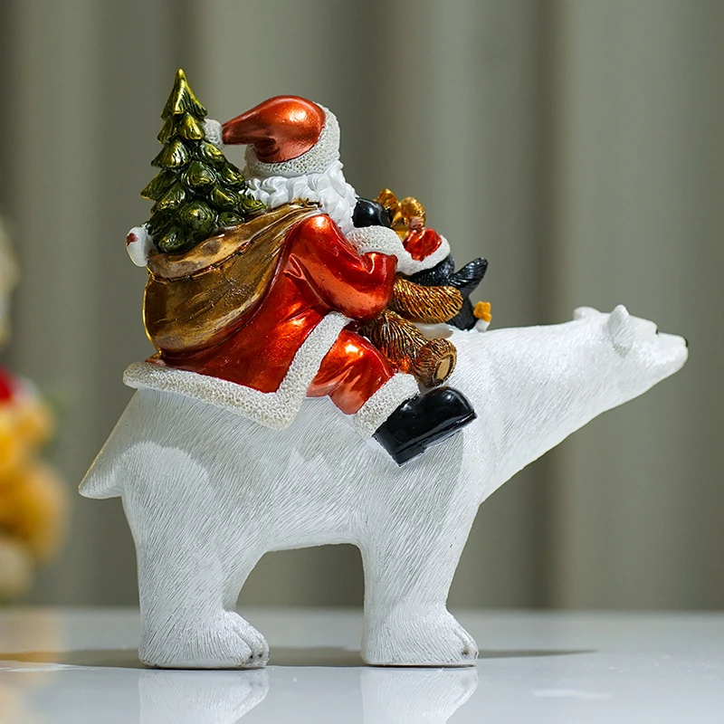 Рождественские куклы Санта Клауса, декоративные фигурки, ручная роспись, смола, Новогодние декоративные подарки для детей
Рождественские куклы Санта Клауса, декоративные фигурки, ручная роспись, смола, Новогодние декоративные подарки для детей