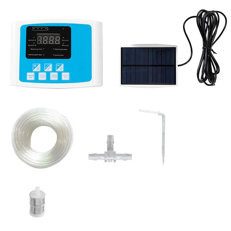 1Set Garden Drip Irrigation Device Double Pump Controller Timer System Automatic Watering Blue
1Set Garden Drip Irrigation Device Double Pump Controller Timer System Automatic Watering Blue