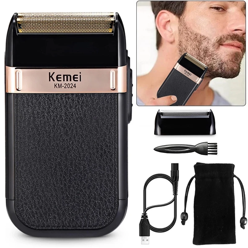 Kemei Rechargeable Shaver Men's Washable Electric Shaver Beard Shaving Machine Bald Head Electric Razor With Extra Mesh KM-2024
Kemei Rechargeable Shaver Men's Washable Electric Shaver Beard Shaving Machine Bald Head Electric Razor With Extra Mesh KM-2024