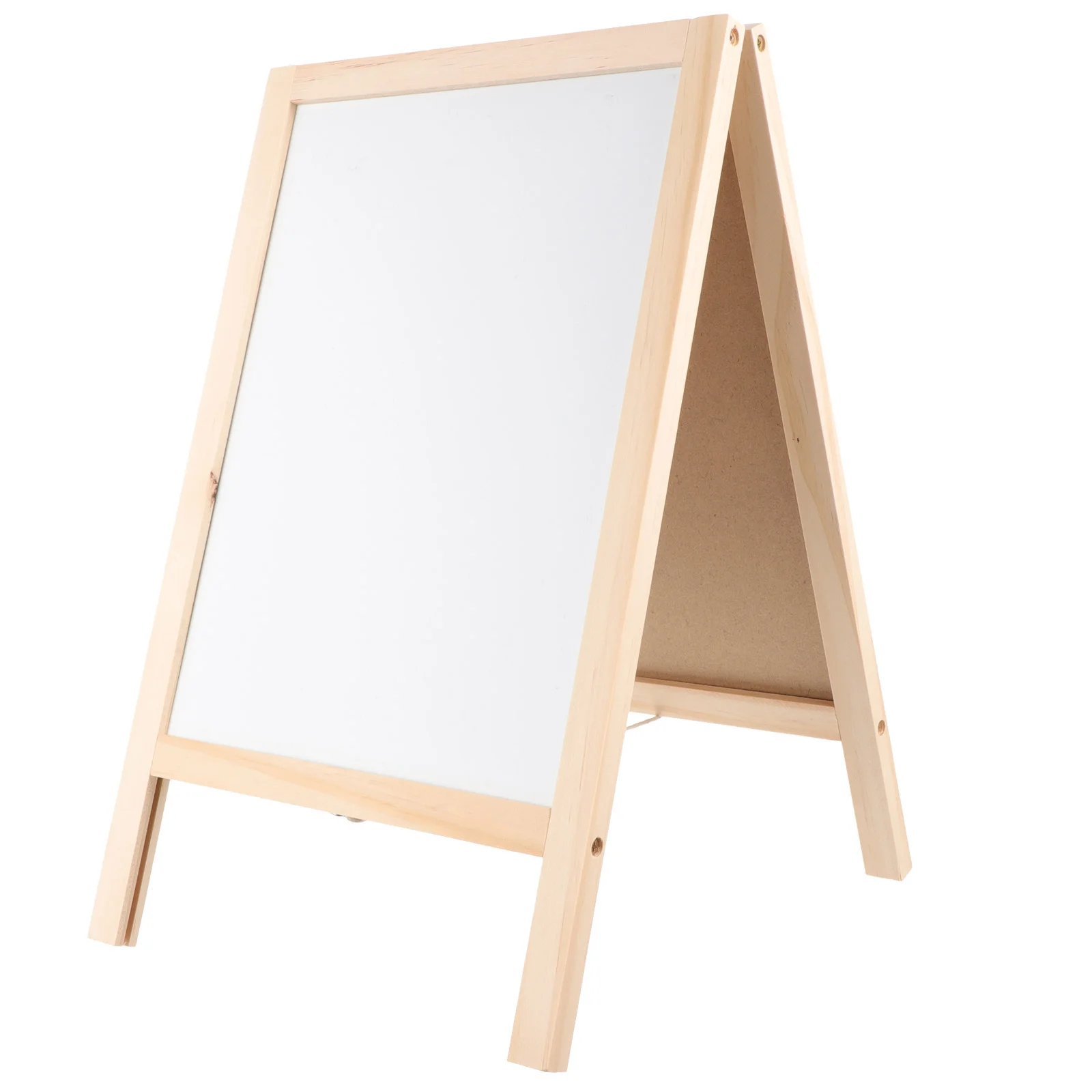 

Toyvian Chalkboard Decor Standing Art Easel Double-Sided Wooden Blackboard Drawing Magnetic Whiteboard Dry Erase Board