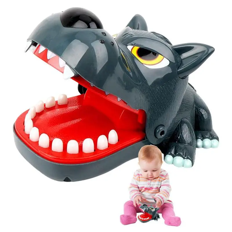 Bite Finger Game Teeth Toys Game For Kids Wolf Shaped Funny Wolf Biting Finger Toys Party Game Joke Toy Family Interactive Toy
Bite Finger Game Teeth Toys Game For Kids Wolf Shaped Funny Wolf Biting Finger Toys Party Game Joke Toy Family Interactive Toy
