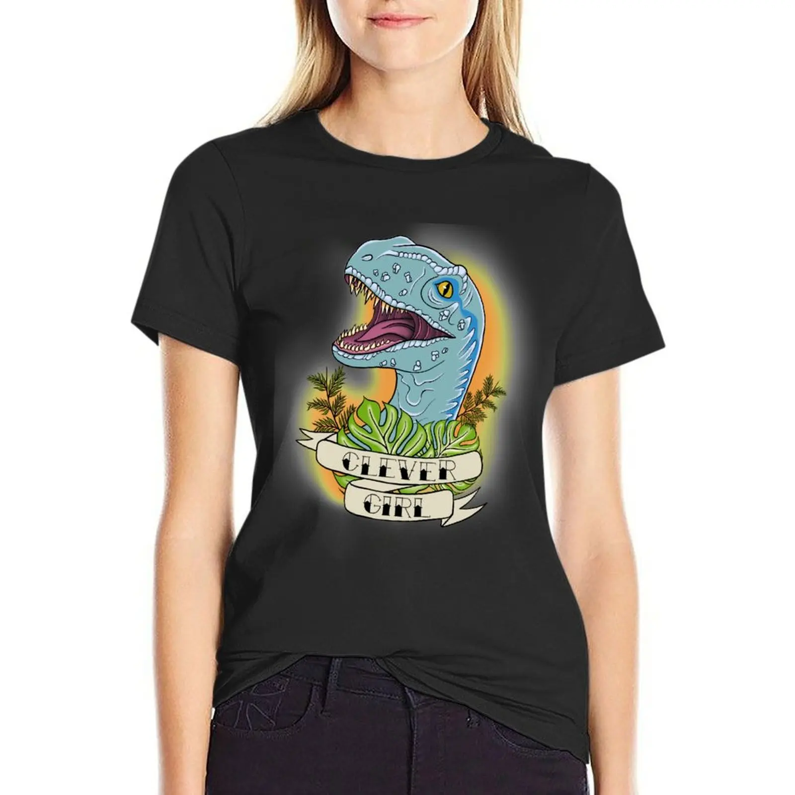 Blue: Clever Girl T-Shirt shirts graphic tees aesthetic clothes Blouse Summer Women's clothing
Blue: Clever Girl T-Shirt shirts graphic tees aesthetic clothes Blouse Summer Women's clothing