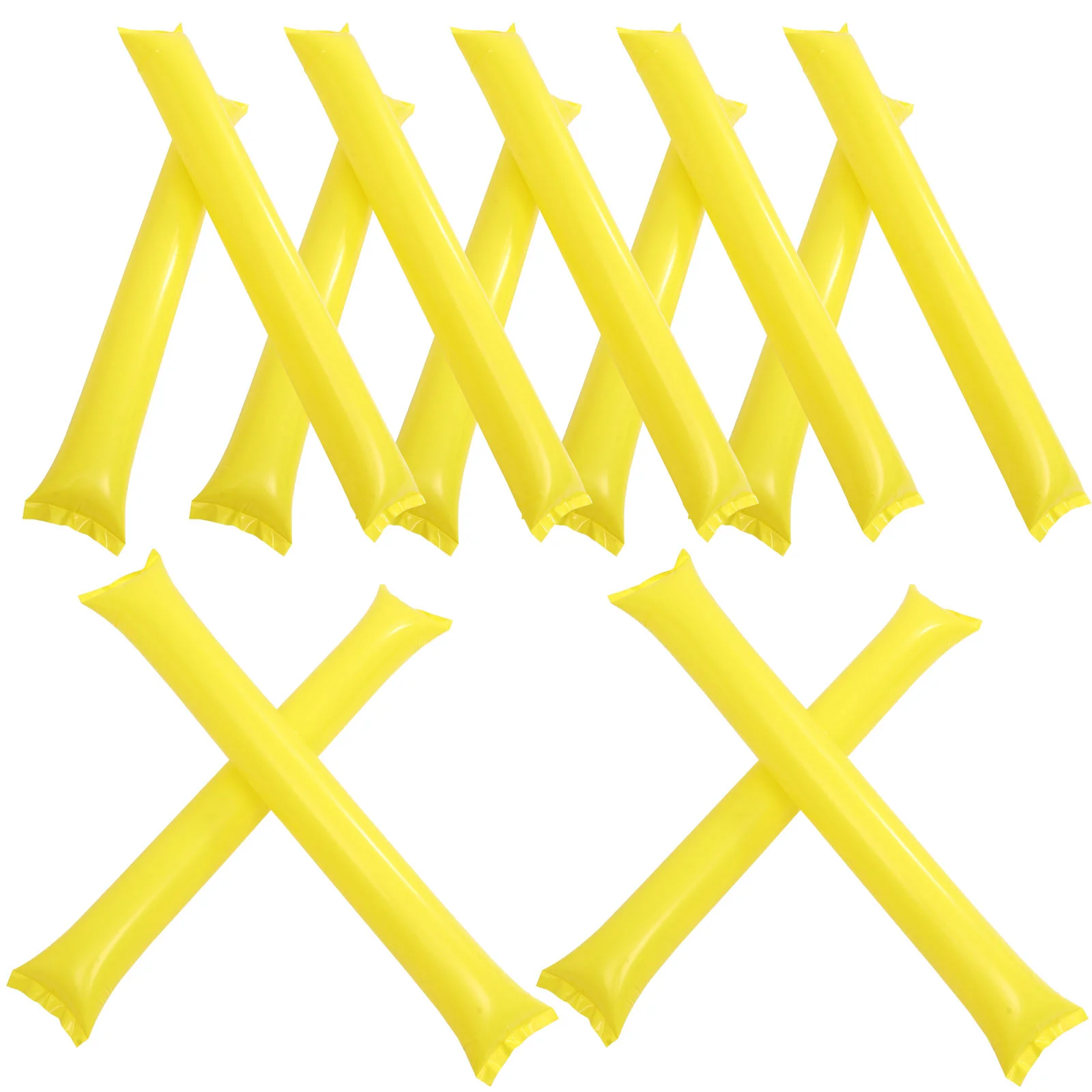 

Вечерние Спортивная надувная палочка для приветствия (желтая (плотная версия) 40 шт., палочки для поводка, игрушка для стадиона