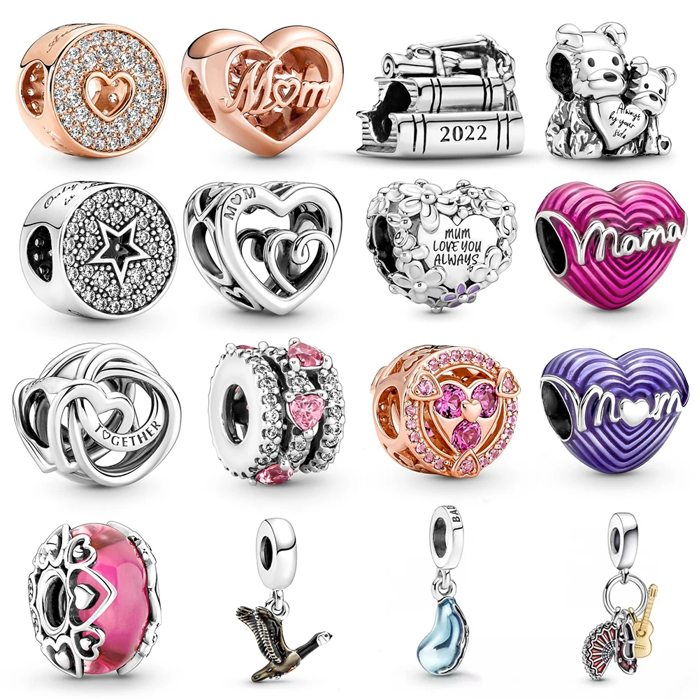 NEW 2022 Real 925 Sterling Silver Pan Radiating Love Mama Heart Charm Fit Bracelet DIY Beeds For Women Mother's Day Gifts
NEW 2022 Real 925 Sterling Silver Pan Radiating Love Mama Heart Charm Fit Bracelet DIY Beeds For Women Mother's Day Gifts