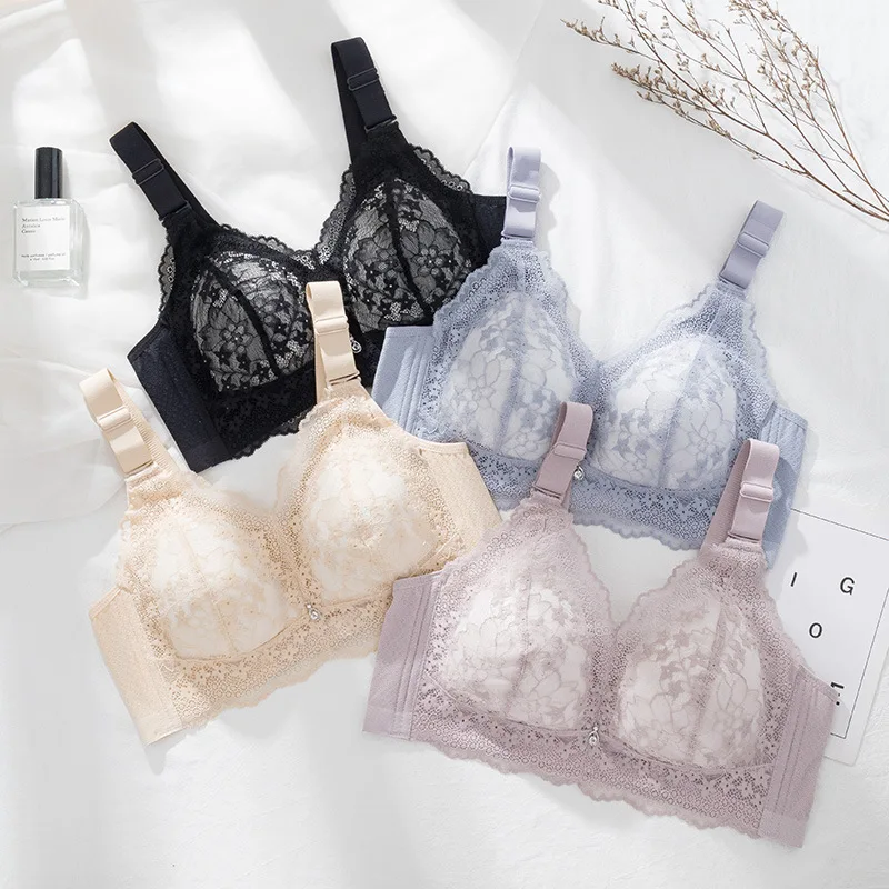 Latex Large Bra Full Cup Lace Thin Wireless Underwear Anti Droop Adjustable Bra Sexy Lace Bras for Women
Latex Large Bra Full Cup Lace Thin Wireless Underwear Anti Droop Adjustable Bra Sexy Lace Bras for Women