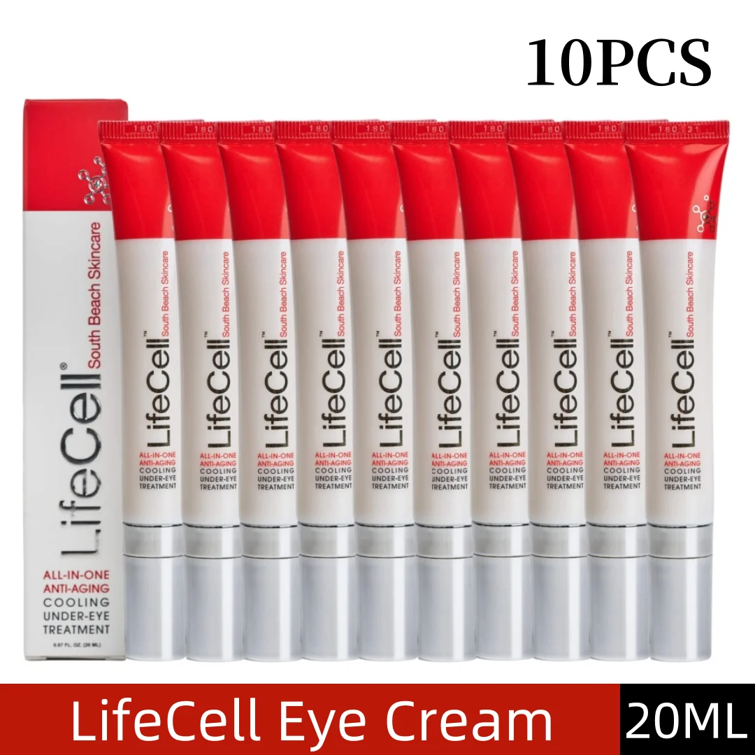 10PCS LifeCell South Beach Skincare Eye Cream 20ml All-In-One Anti-Aging Cooling Under-Eye Treatment Firm WrinkleS Moisturizing
10PCS LifeCell South Beach Skincare Eye Cream 20ml All-In-One Anti-Aging Cooling Under-Eye Treatment Firm WrinkleS Moisturizing
