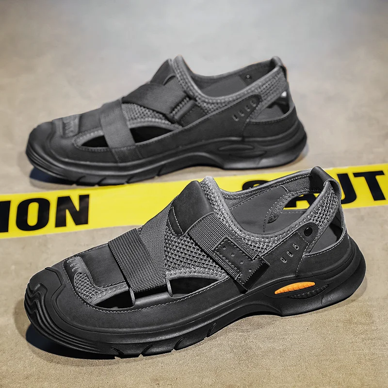 Summer Hollow Breathable Grey Men Sandals High-quality Fashion Man Casual Sandals Comfortable Soft Men Sandal sandalia masculina
Summer Hollow Breathable Grey Men Sandals High-quality Fashion Man Casual Sandals Comfortable Soft Men Sandal sandalia masculina