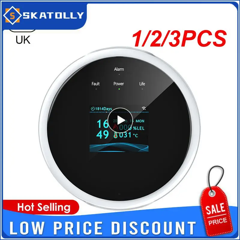 1/2/3PCS Wifi Natural Gas Sensor Combustible Household Smart LPG Gas Alarm Detector Leakage Sensor Wifi Temperature Detectors
1/2/3PCS Wifi Natural Gas Sensor Combustible Household Smart LPG Gas Alarm Detector Leakage Sensor Wifi Temperature Detectors