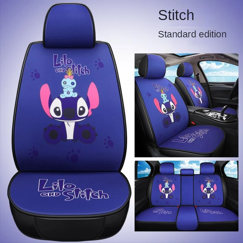 Disney Cartoon Car Seat Cushion Universal Stitch Seat Cover Car Seat Protector Decoration Assessoires Interior for women
Disney Cartoon Car Seat Cushion Universal Stitch Seat Cover Car Seat Protector Decoration Assessoires Interior for women