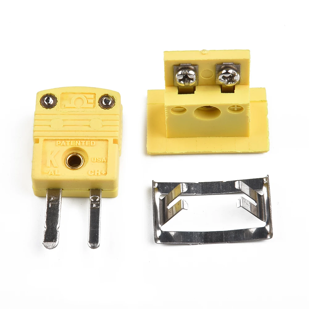 Yellow Thermocouple Socket Shell Plug Adaptor Mini Thermometer Universal Miniature Panel Alloy Connector Plastic
Yellow Thermocouple Socket Shell Plug Adaptor Mini Thermometer Universal Miniature Panel Alloy Connector Plastic