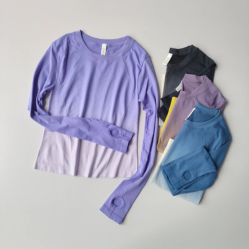 Gradual Slimming Sports T-shirt Fitness Suit Women's Tight Fitting Quick Drying Top Yoga Suit Training Slim Fitting Long Sleeves
Gradual Slimming Sports T-shirt Fitness Suit Women's Tight Fitting Quick Drying Top Yoga Suit Training Slim Fitting Long Sleeves