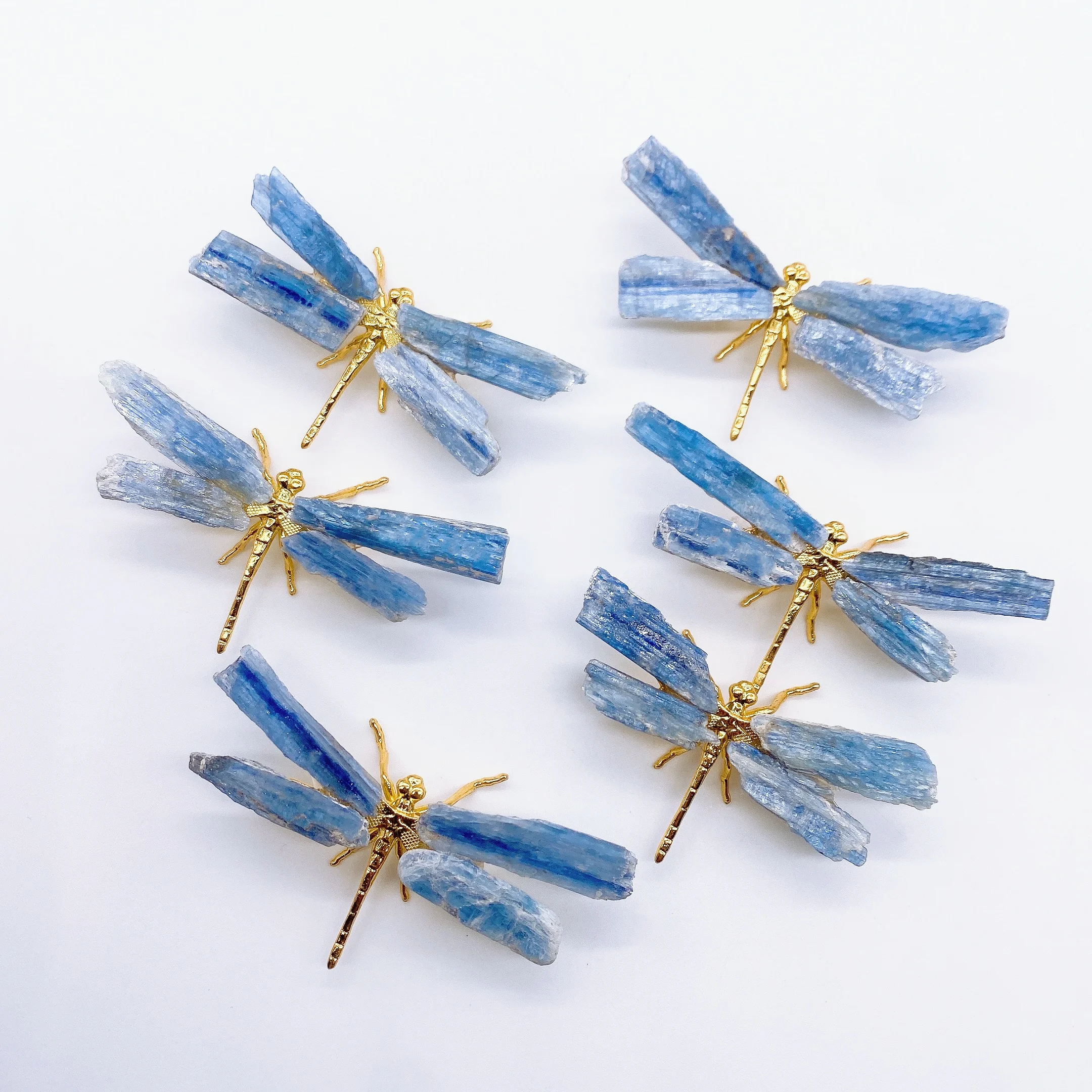 Natural Blue Kyanite Dragonfly spar crafts Crystal Stone Reiki Bracelet display table Butterfly Healing Home Decor Gift
Natural Blue Kyanite Dragonfly spar crafts Crystal Stone Reiki Bracelet display table Butterfly Healing Home Decor Gift