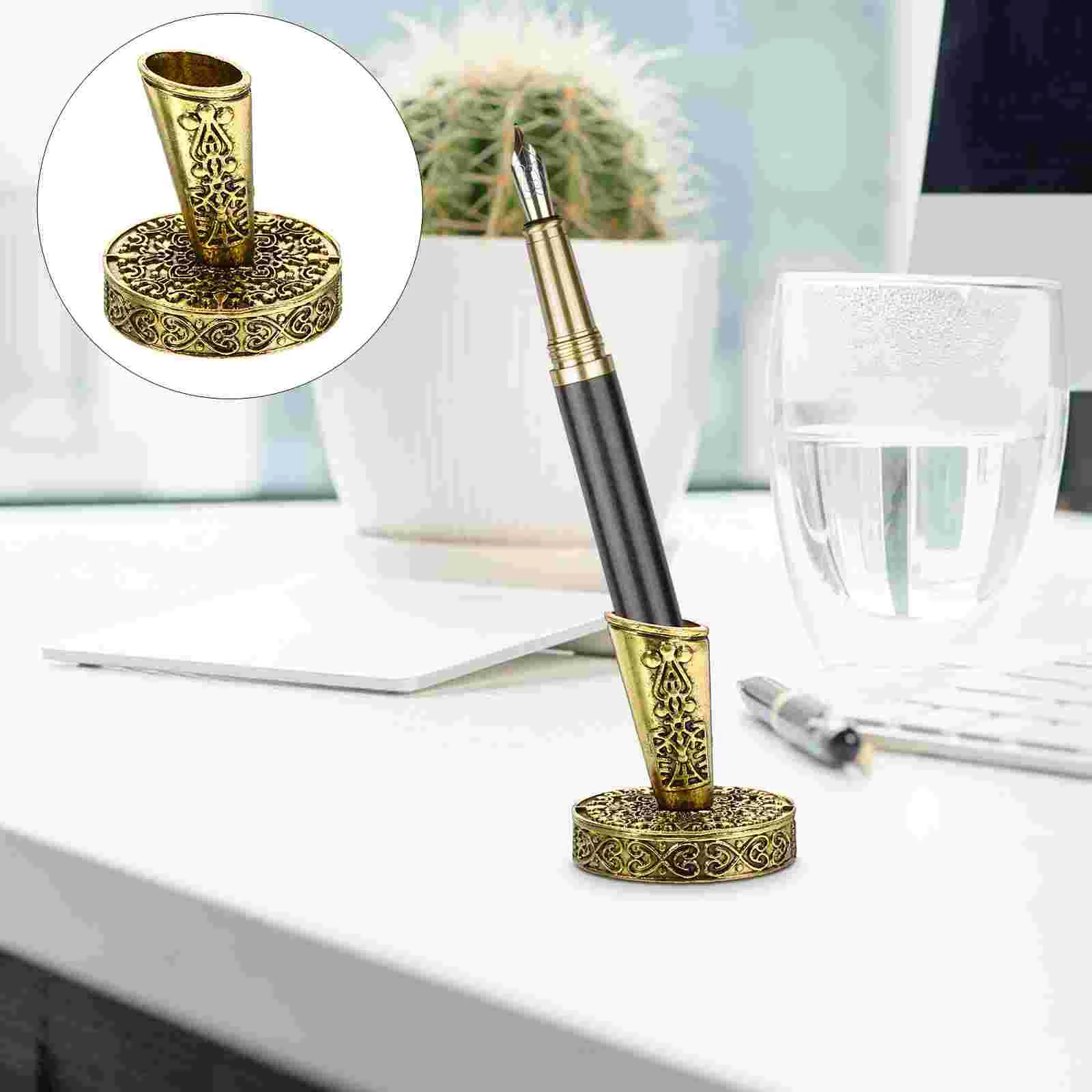 Three-dimensional Retro Oblique Pen Holder Office Toothbrush Holders Quill Dip Base Metal Home
Three-dimensional Retro Oblique Pen Holder Office Toothbrush Holders Quill Dip Base Metal Home