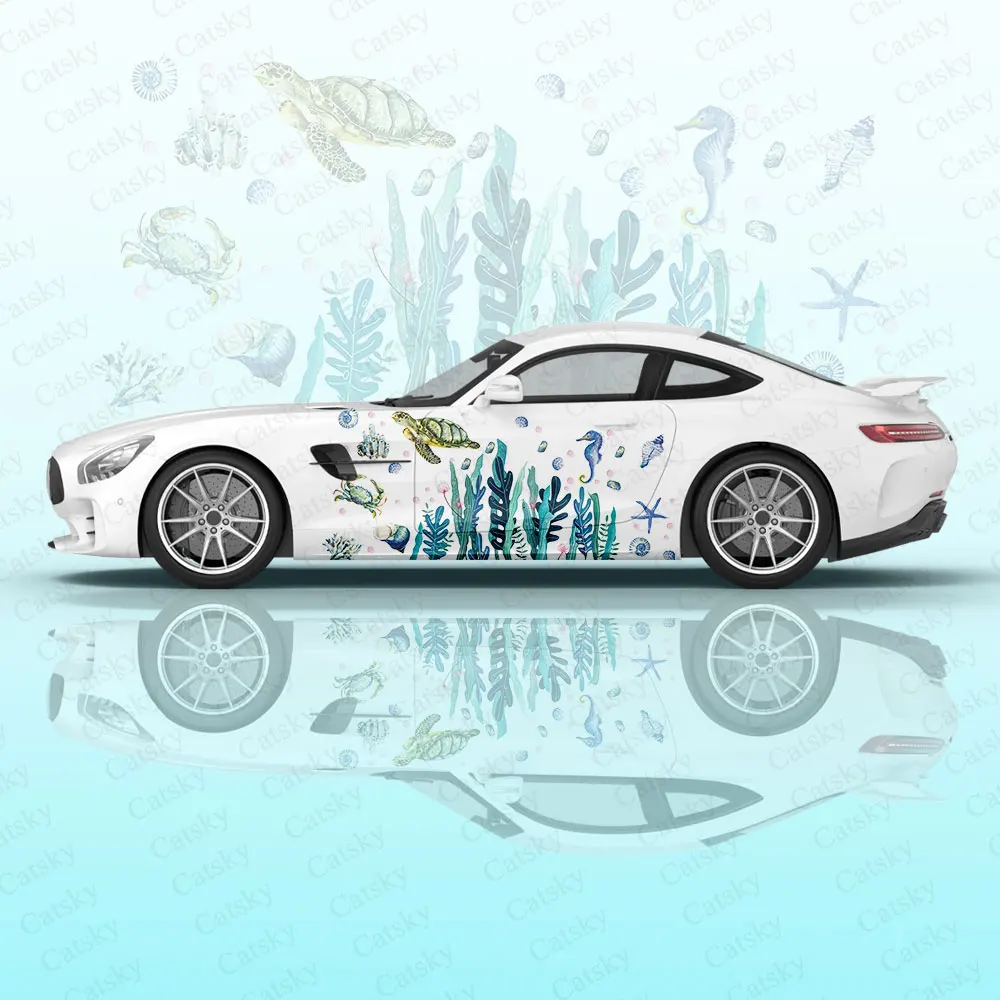 Sea Turtle Pattern Blue Car Graphic Decal Protect Full Body Vinyl Wrap Modern Design Image Wrap Sticker Decorative Car Decal
Sea Turtle Pattern Blue Car Graphic Decal Protect Full Body Vinyl Wrap Modern Design Image Wrap Sticker Decorative Car Decal