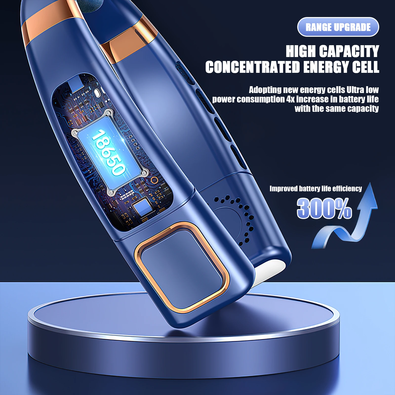 Hanging Neckfan Ice magnet cooling Portable Neck Fan Type-C Mute Multifunctional Leafless Electric Fan with Light 1 Mallzona Se21efe03e69143c6be0c8d54bc273390I Hanging Neckfan Ice magnet cooling Portable Neck Fan Type-C Mute Multifunctional Leafless Electric Fan with Light Mallzona