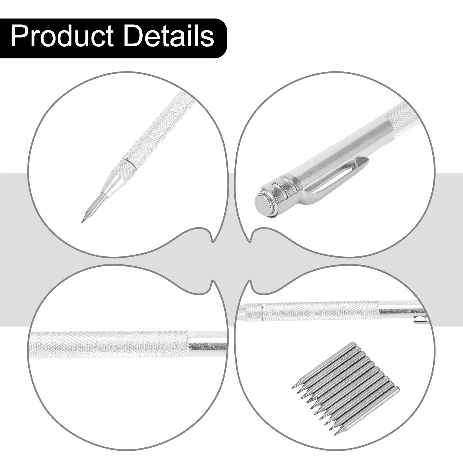 11Pcs Diamond Scribing Pen Tungsten Carbide Tip Carbide Engraving Pen Tungsten Carbide Nib Hand Tools For Ceramic/Glass/Metal
11Pcs Diamond Scribing Pen Tungsten Carbide Tip Carbide Engraving Pen Tungsten Carbide Nib Hand Tools For Ceramic/Glass/Metal