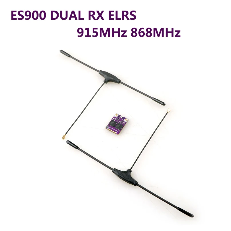 JMT HappyModel ES900 DUAL RX ELRS Diversity Receiver 915MHz / 868MHz Built-in TCXO for RC Airplane FPV Long Range Drones
JMT HappyModel ES900 DUAL RX ELRS Diversity Receiver 915MHz / 868MHz Built-in TCXO for RC Airplane FPV Long Range Drones