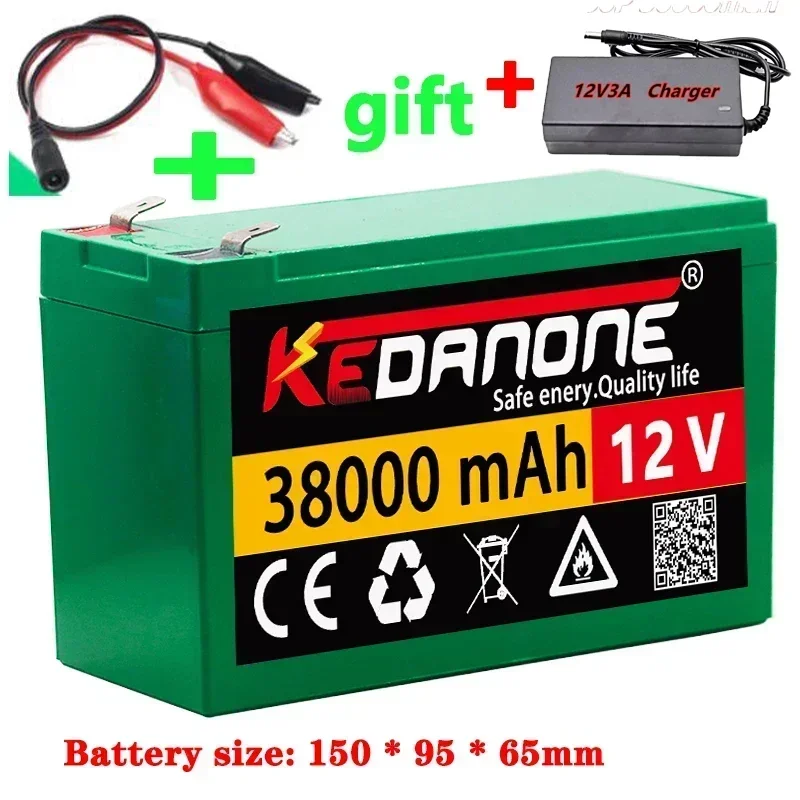 12V38Ah 18650 lithium battery pack 3S7P built-in high current 20A BMS for sprayers, carts, children's electric vehicle batterie
12V38Ah 18650 lithium battery pack 3S7P built-in high current 20A BMS for sprayers, carts, children's electric vehicle batterie