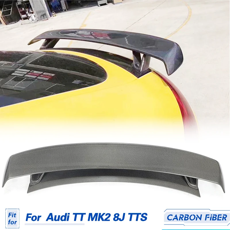 Задний спойлер багажника для Audi TT MK2 8J TTS Coupe 2 Door 2008-2014 Quattro Convertible Black пластик, армированный волокном, углеродное волокно автомобильное крыло
Задний спойлер багажника для Audi TT MK2 8J TTS Coupe 2 Door 2008-2014 Quattro Convertible Black пластик, армированный волокном, углеродное волокно автомобильное крыло