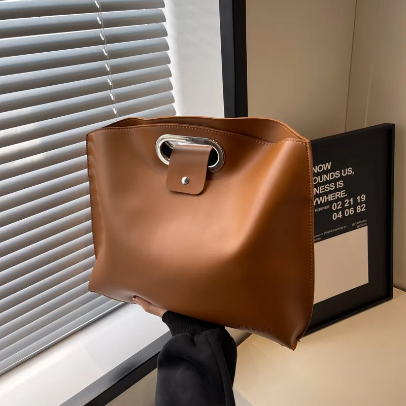 

Simple High Sense Bag for Women 2024 New Fashion Large-Capacity Handbag Work Commuter Portable Briefcase