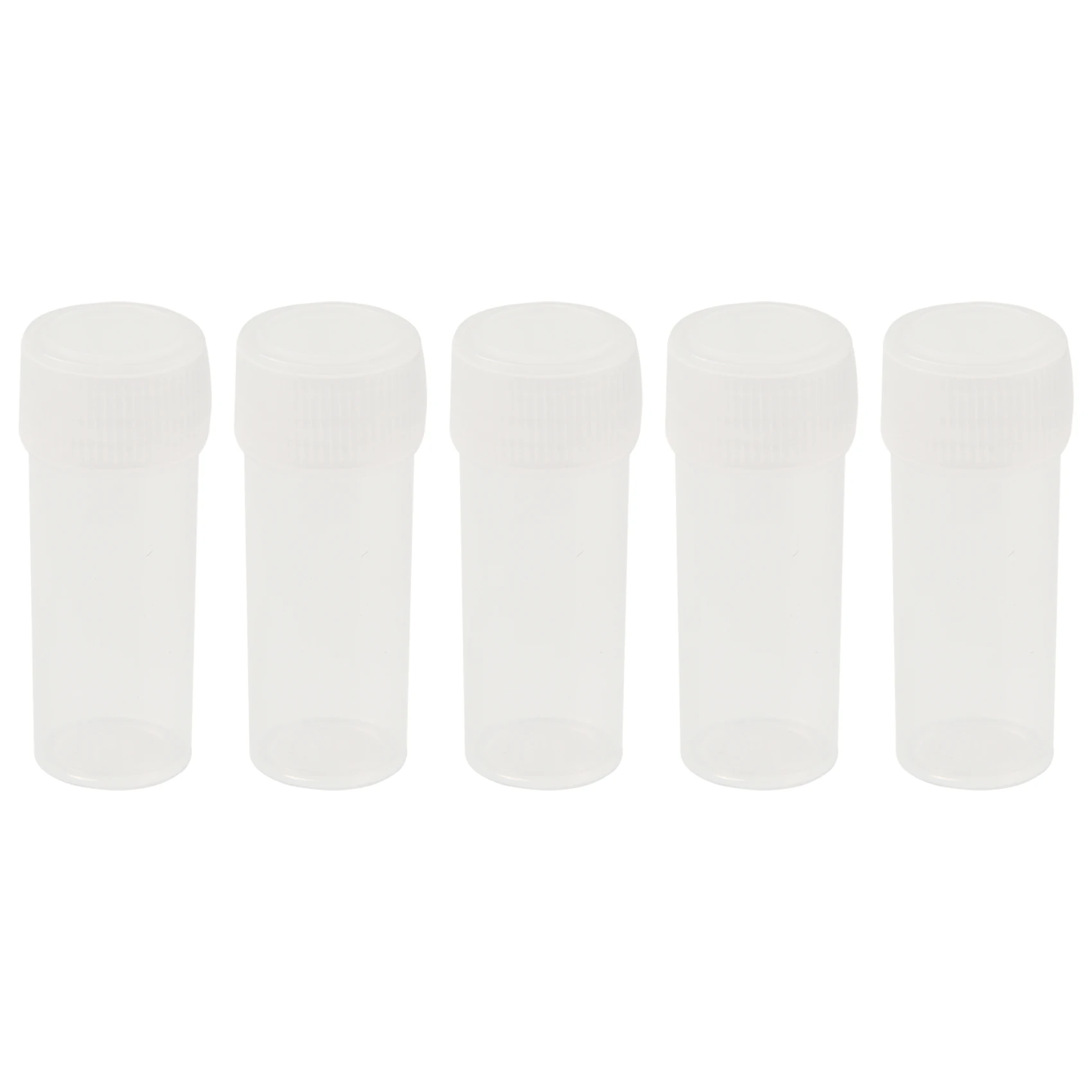 50x Plastic Sample Bottle 5ml Test Tube Lab Small Vial Storage Container + Lid
50x Plastic Sample Bottle 5ml Test Tube Lab Small Vial Storage Container + Lid