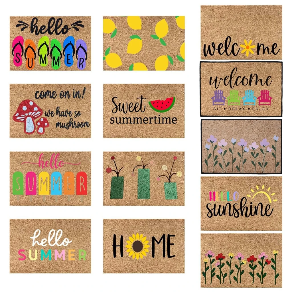 Summer Holiday Floor Doormat Flip Flops Welcome Mat for Entrance Door Entryway Foot Mat Rugs Bathroom Home Decorations Dropship
Summer Holiday Floor Doormat Flip Flops Welcome Mat for Entrance Door Entryway Foot Mat Rugs Bathroom Home Decorations Dropship