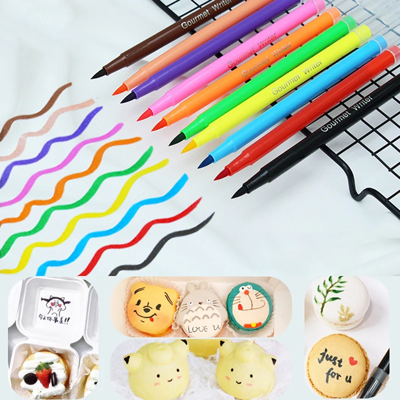 Съедобные чернила, маркеры, пигментная ручка, кисть для пищевых красок, ручка для рисования бисквитов, аксессуары для выпечки тортов «сделай сам»
Съедобные чернила, маркеры, пигментная ручка, кисть для пищевых красок, ручка для рисования бисквитов, аксессуары для выпечки тортов «сделай сам»