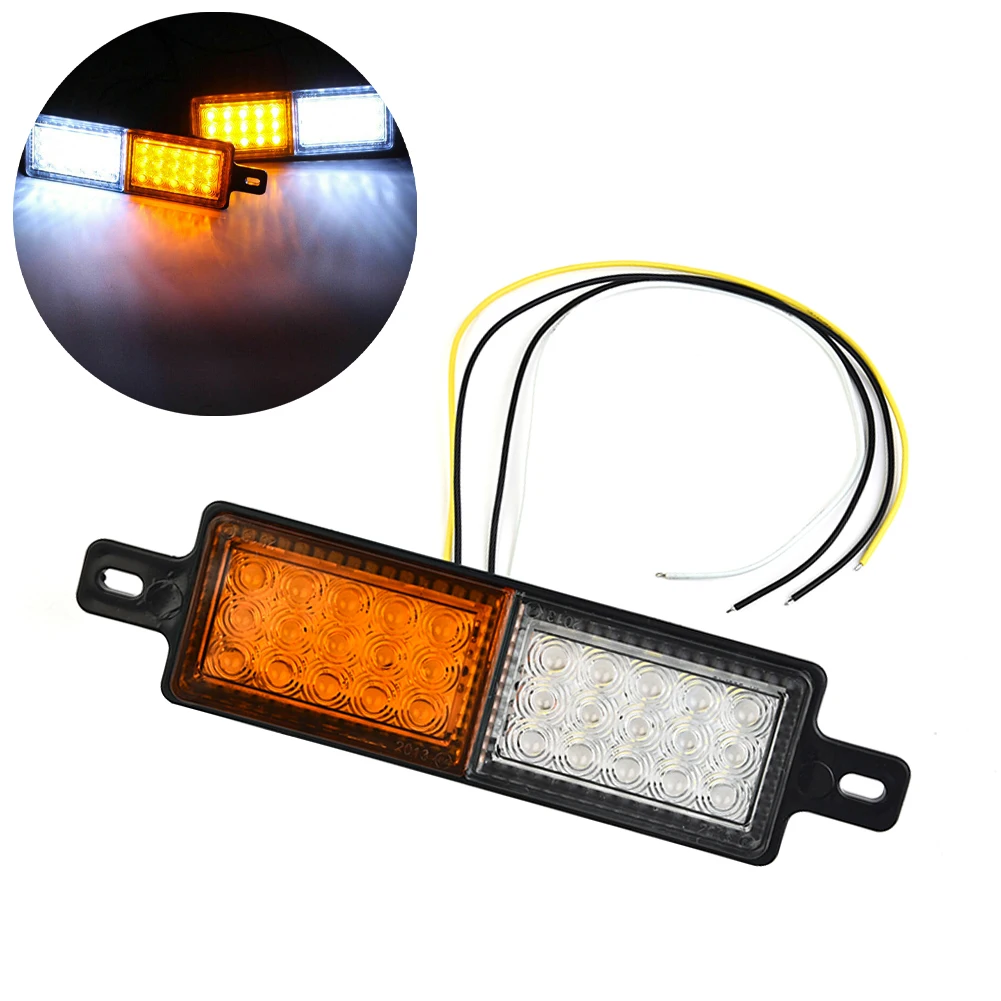 2pcs LED Indicator Park Light Universal 30 LED Bullbar Front Indicator Side Marker Lamp Front Bumper Parking Light
2pcs LED Indicator Park Light Universal 30 LED Bullbar Front Indicator Side Marker Lamp Front Bumper Parking Light
