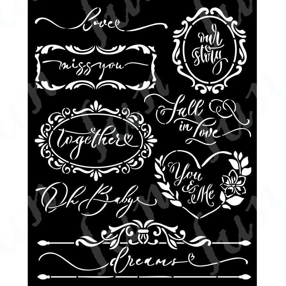 

Forever Plates Stencils Layered Production Stencil Handmade DIY Scrapbooking Coloring Embossed Photo Album Decoration