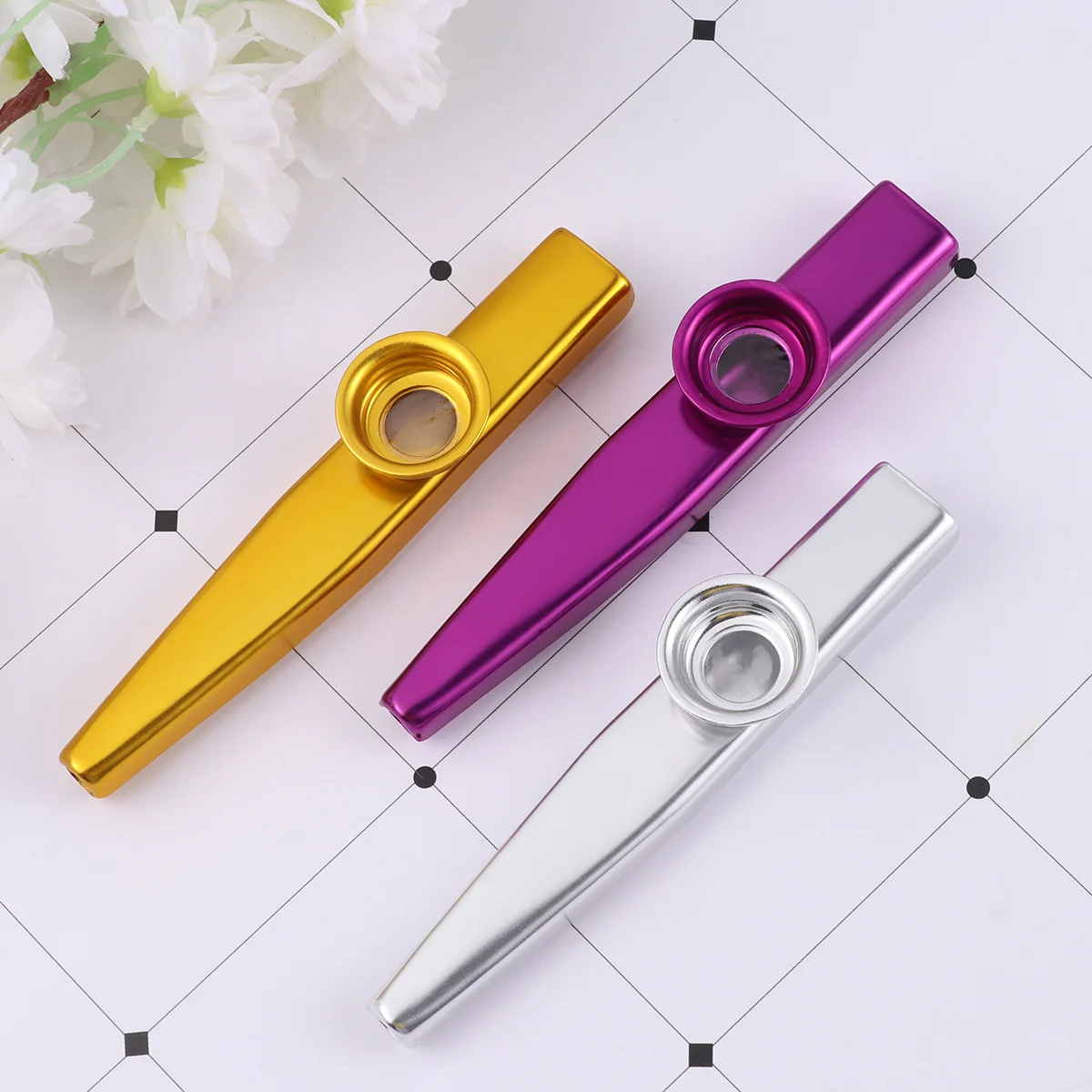 Different Colors Metal Kazoos Preschool Educational Toys Musical Instruments Flutes For Kids
Different Colors Metal Kazoos Preschool Educational Toys Musical Instruments Flutes For Kids