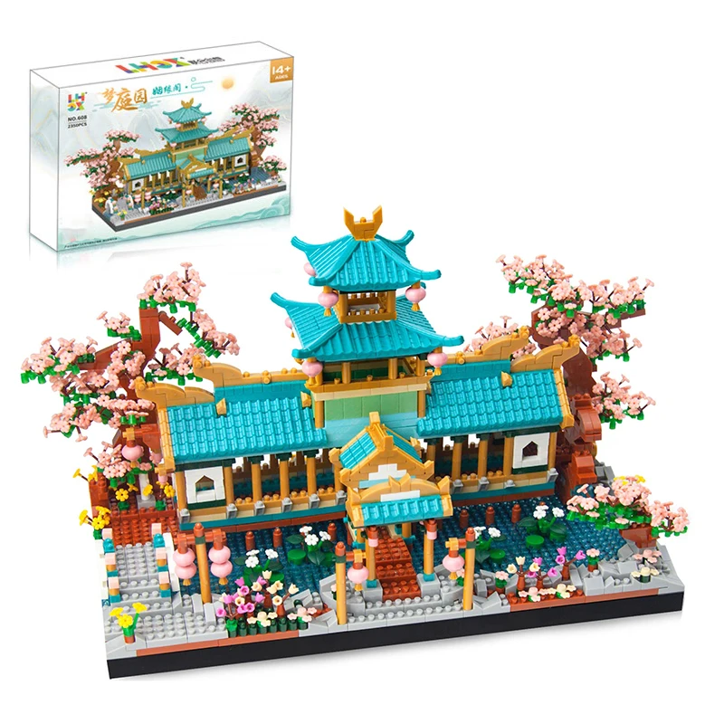 Creative Marriage Peach Blossom Tree House Building Blocks Garden Myth Sakura Architecture Micro Assemble Bricks Toys Girls Gift
Creative Marriage Peach Blossom Tree House Building Blocks Garden Myth Sakura Architecture Micro Assemble Bricks Toys Girls Gift