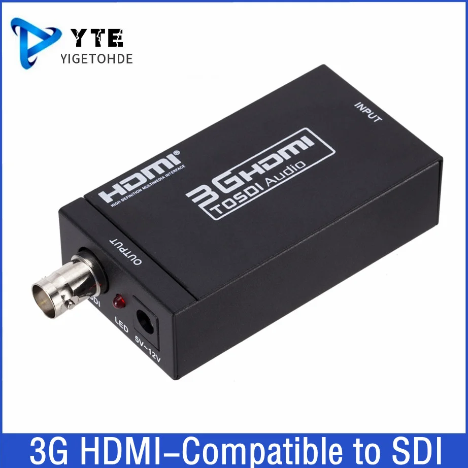 Адаптер YIGETOHDE 3G HDMI-совместимый с SDI-преобразователем SDI, адаптер для звуковой магнитолы/адаптер 3G-SDI BNC 1080P DAC преобразователь для монитора HDTV
Адаптер YIGETOHDE 3G HDMI-совместимый с SDI-преобразователем SDI, адаптер для звуковой магнитолы/адаптер 3G-SDI BNC 1080P DAC преобразователь для монитора HDTV